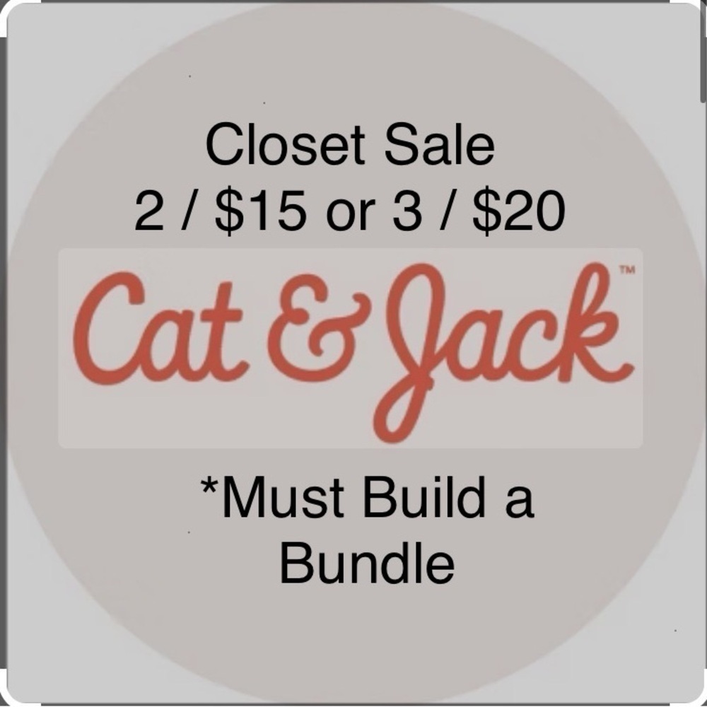 🐱 NWT Cat & Jack Closet Sale MIX & MATCH 2 / $15 or 3 / $20 Bundle - Picture 1 of 1